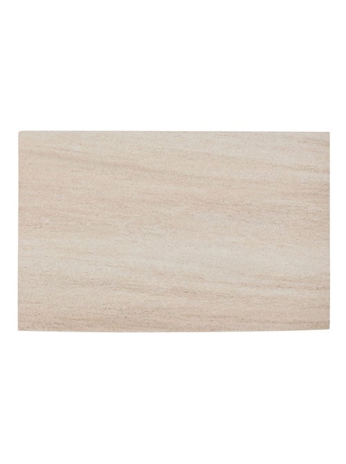 Lot de 6 sets de table effet travertin AUTHENTIQUE - 45 x 30 cm - Kiabi Lot de 6 sets de table effet travertin AUTHENTIQUE - 45 x 30 cm - Kiabi
