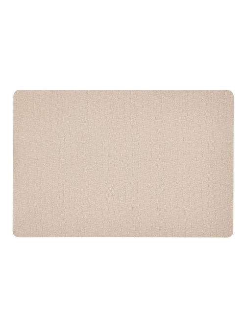 Lot de 6 sets de table effet tressé ELY - 49 x 33 cm - Beige - Kiabi