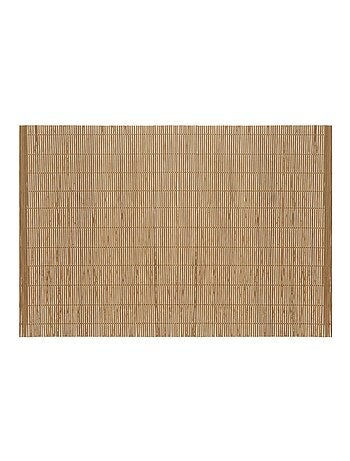 Lot de 6 Sets de table en bambou rectangulaire - 45 x 30 cm
