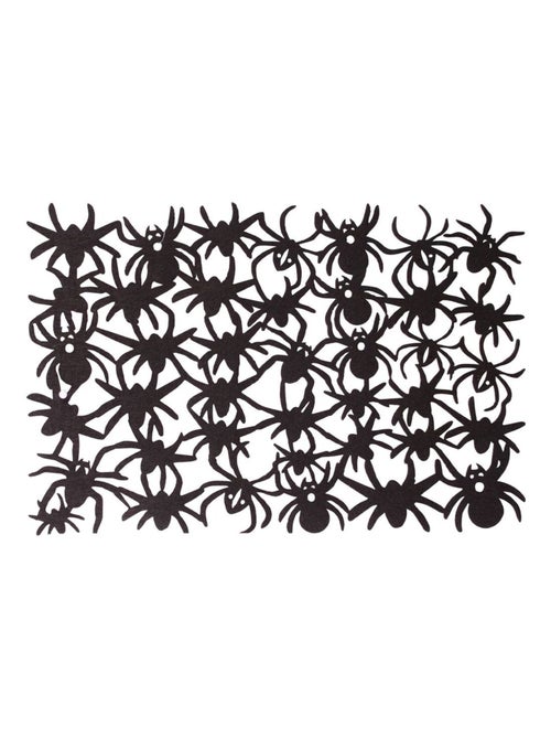 Lot de 6 sets de table Halloween à motif toile araignées - Kiabi Lot de 6 sets de table Halloween à motif toile araignées - Kiabi