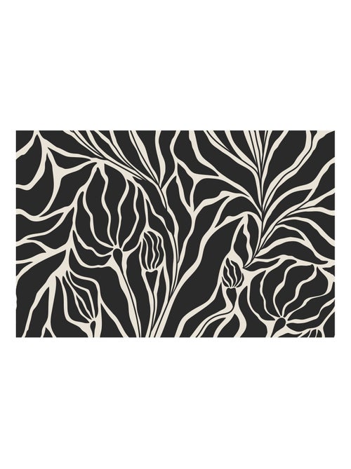 Lot de 6 sets de table LILITH - 28 x 43 cm - Noir et blanc - Kiabi Lot de 6 sets de table LILITH - 28 x 43 cm - Noir et blanc - Kiabi