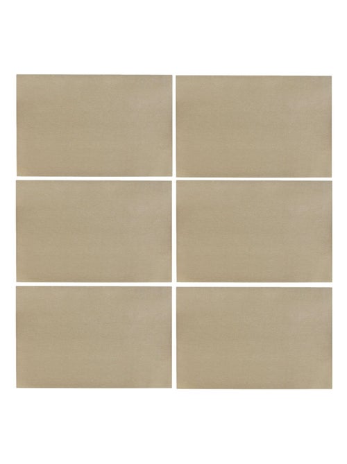 Lot de 6 sets de table MAX - Kiabi Lot de 6 sets de table MAX - Kiabi