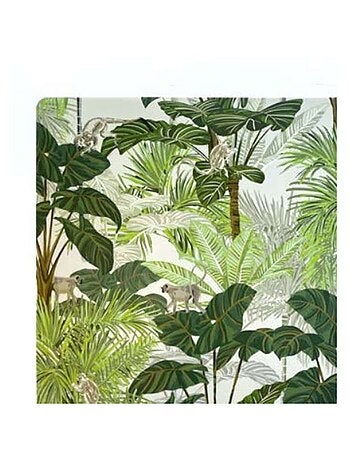 Lot de 6 sets de table Monkey - 28 x 43 cm - Vert