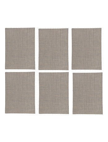Lot de 6 Sets de table rectangulaire Maoli
