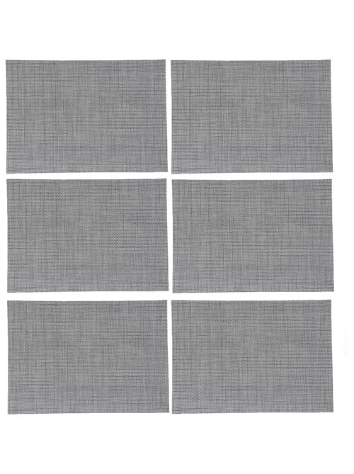 Lot de 6 Sets de table rectangulaire Maoli - Kiabi Lot de 6 Sets de table rectangulaire Maoli - Kiabi