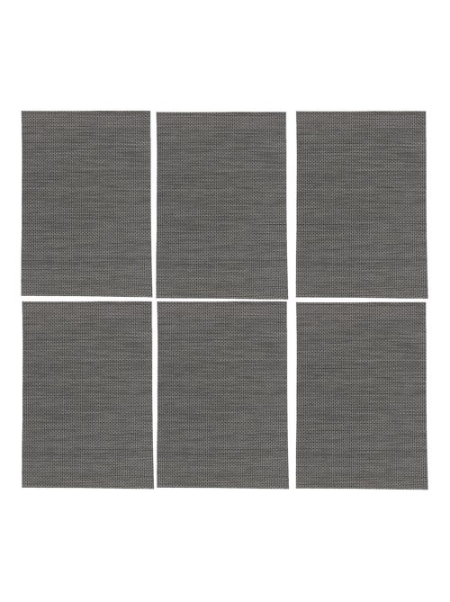 Lot de 6 Sets de table rectangulaire Maoli - Kiabi Lot de 6 Sets de table rectangulaire Maoli - Kiabi