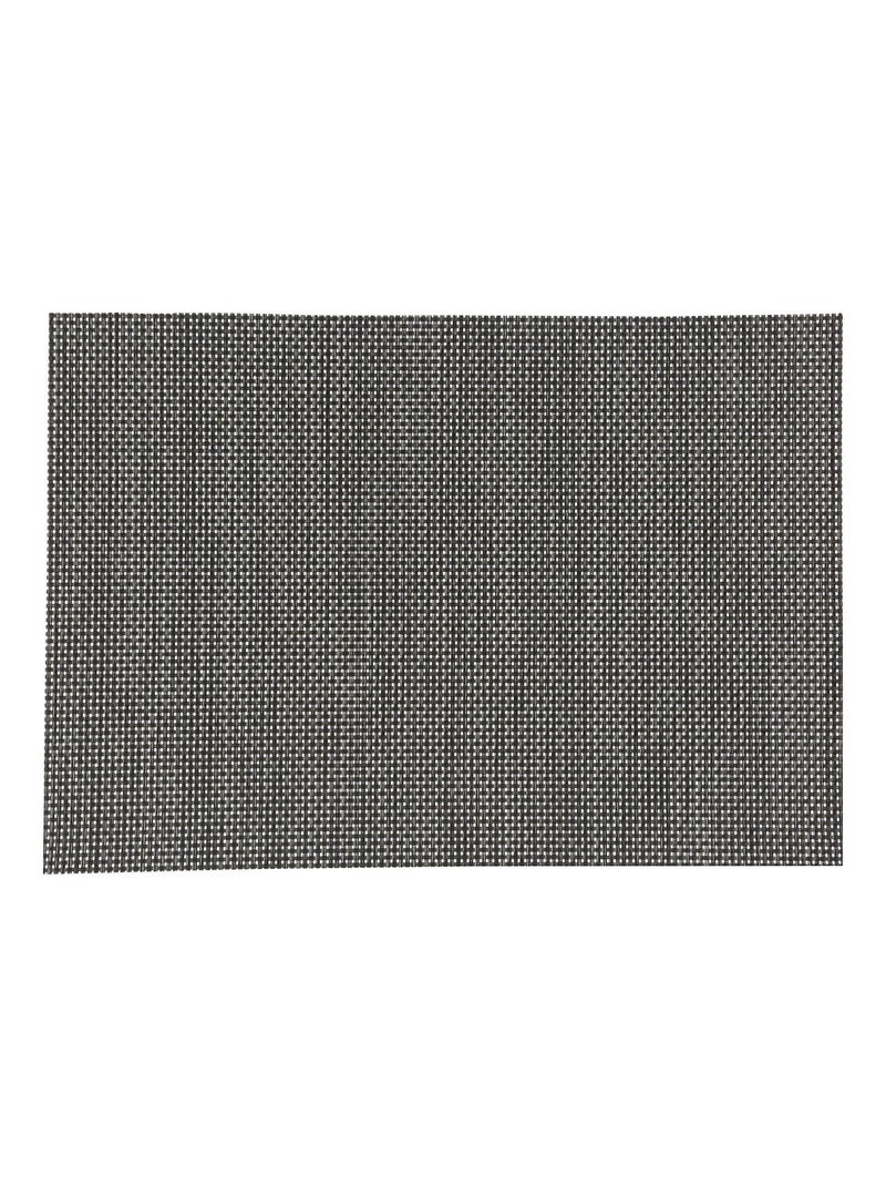 Lot de 6 Sets de table rectangulaire Maoli Noir - Kiabi