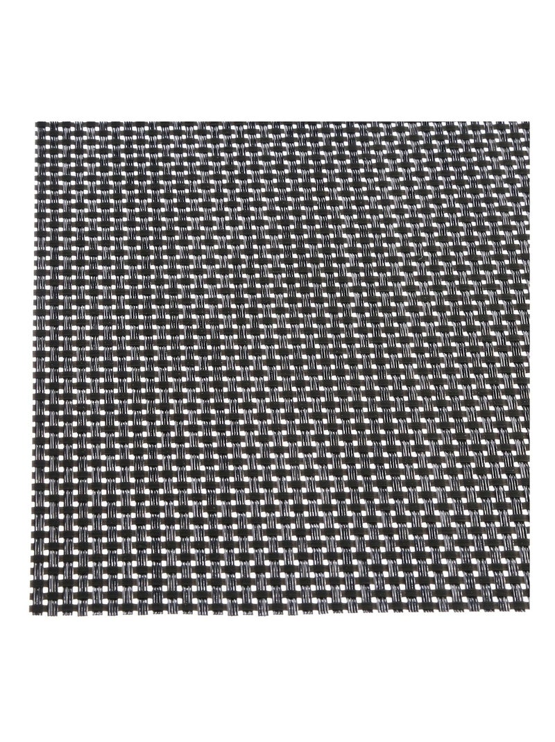 Lot de 6 Sets de table rectangulaire Maoli Noir - Kiabi