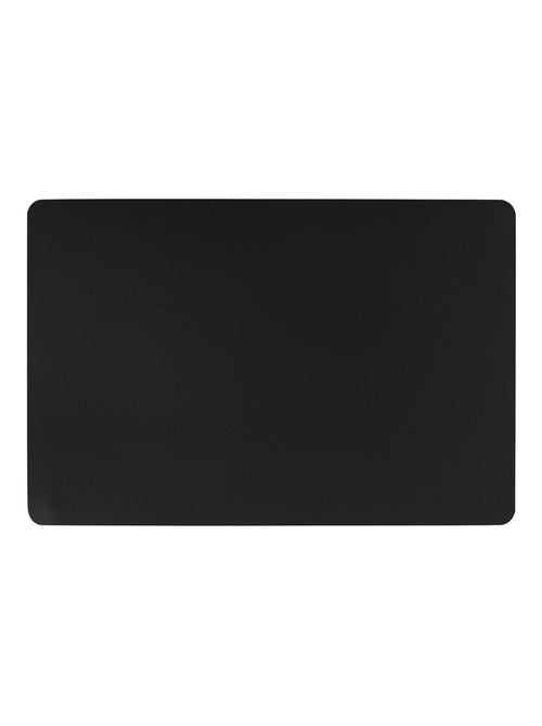Lot de 6 Sets de table rectangulaire Tenor - 45 x 30 cm - Noir - Kiabi