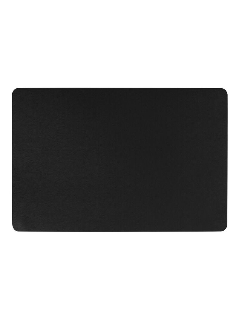 Lot de 6 Sets de table rectangulaire Tenor - 45 x 30 cm - Noir Noir - Kiabi