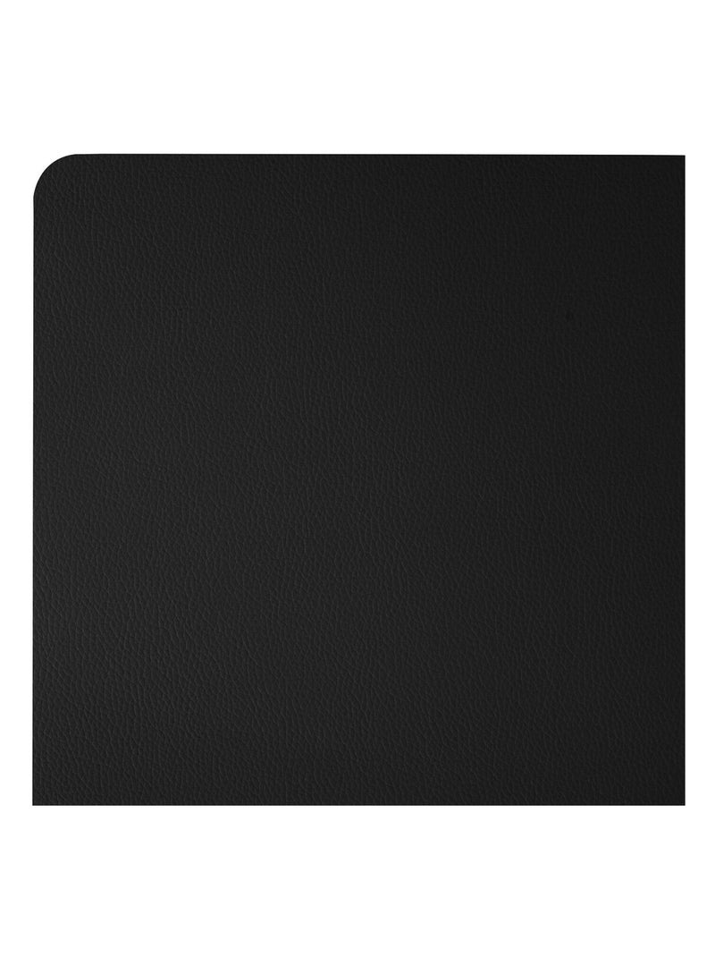 Lot de 6 Sets de table rectangulaire Tenor - 45 x 30 cm - Noir Noir - Kiabi
