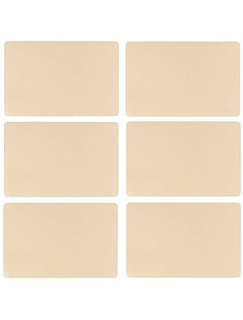 Lot de 6 Sets de table rectangulaire Tenor