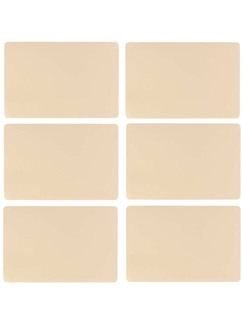 Lot de 6 Sets de table rectangulaire Tenor - Kiabi Lot de 6 Sets de table rectangulaire Tenor - Kiabi