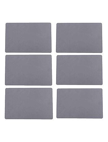 Lot de 6 Sets de table rectangulaire Tenor