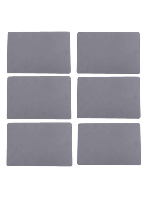 Lot de 6 Sets de table rectangulaire Tenor - Kiabi Lot de 6 Sets de table rectangulaire Tenor - Kiabi