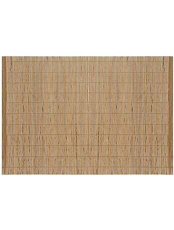 Lot de 6 sets de table rectangulaires en bambou - 45 x 30 cm