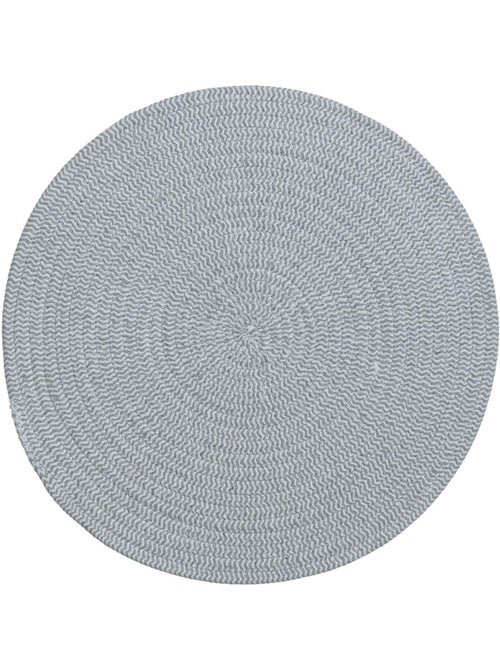 Lot de 6 sets de table rond en coton Alana - Kiabi Lot de 6 sets de table rond en coton Alana - Kiabi