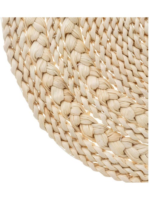 Lot de 6 sets de table rond Escambia - Diam 38 cm - Beige - Kiabi Lot de 6 sets de table rond Escambia - Diam 38 cm - Beige - Kiabi