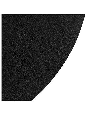 Lot de 6 sets de table rond Okaloo - Diam 38 cm - Noir