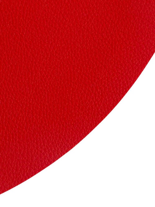Lot de 6 sets de table rond Okaloo - Diam 38 cm - Rouge - Kiabi Lot de 6 sets de table rond Okaloo - Diam 38 cm - Rouge - Kiabi