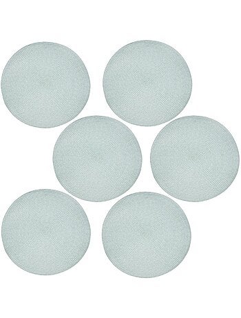 Lot de 6 sets de table tressés AFHIR