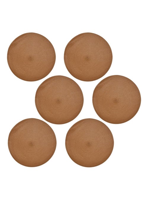 Lot de 6 sets de table tressés AFHIR - Kiabi