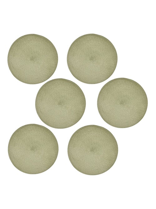 Lot de 6 sets de table tressés AFHIR - Kiabi