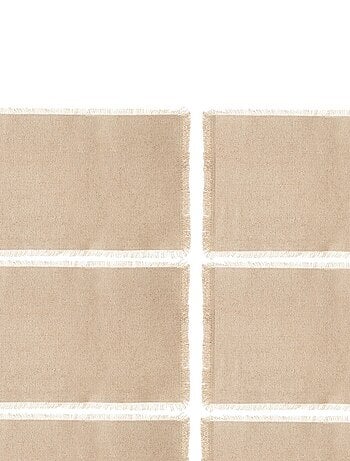 Lot de 6 Sets de table Uma en coton