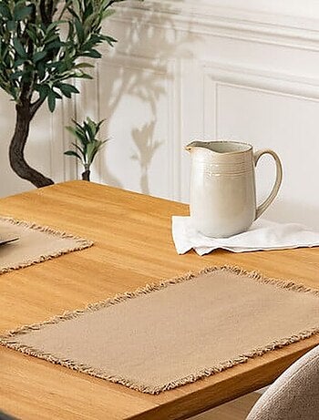 Lot de 6 Sets de table Uma en coton