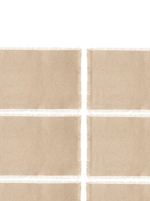 Lot de 6 Sets de table Uma en coton - Kiabi