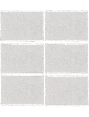 Lot de 6 Sets de table Uma en coton
