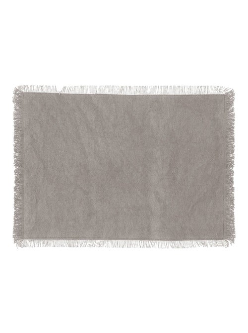 Lot de 6 Sets de table Uma en coton - Kiabi