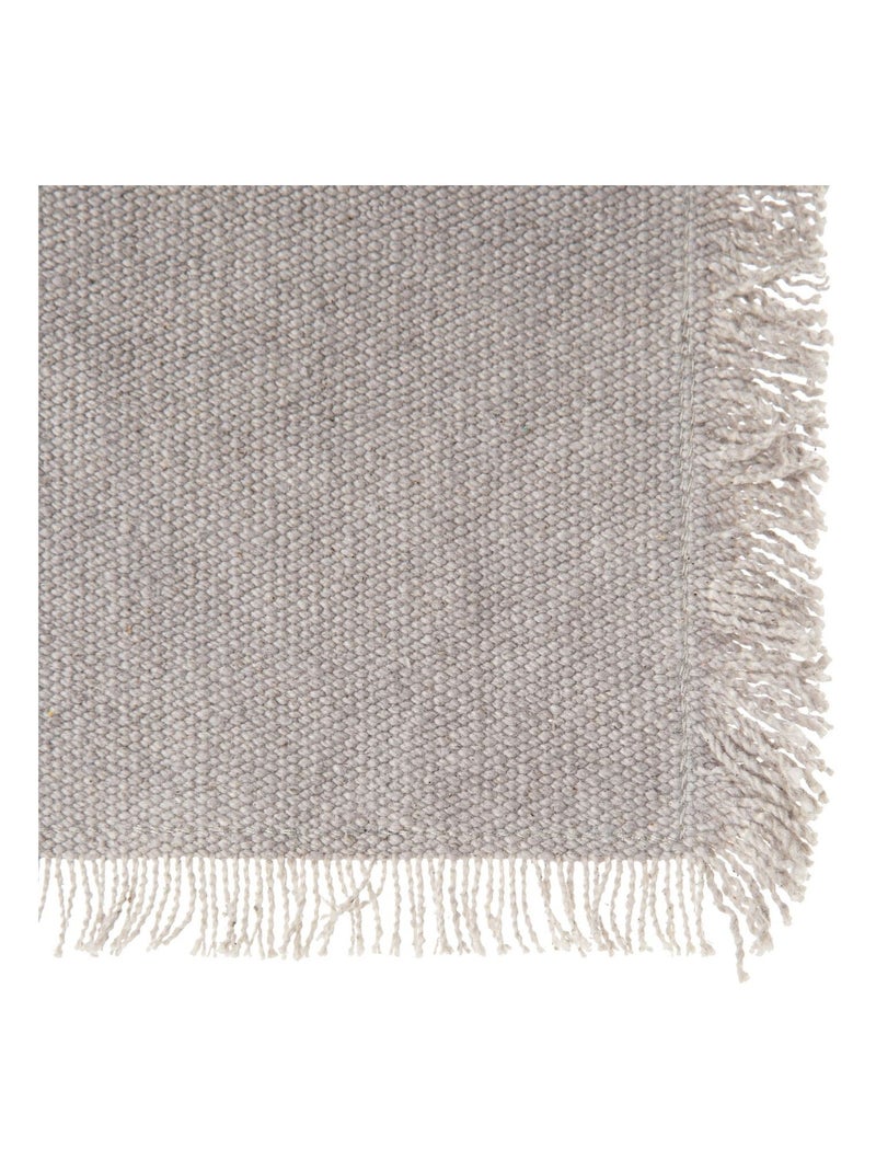 Lot de 6 Sets de table Uma en coton Gris - Kiabi