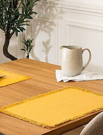 Lot de 6 Sets de table Uma en coton