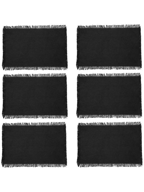Lot de 6 Sets de table Uma en coton - Kiabi