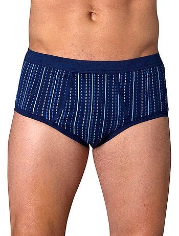 Lot de 6 slips hauts ouverts pur coton - DAXON