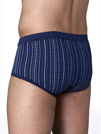 Lot de 6 slips hauts ouverts pur coton - DAXON