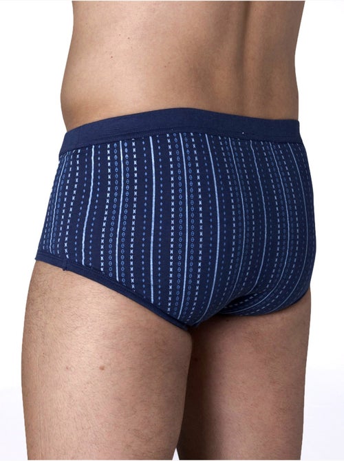 Lot de 6 slips  hauts ouverts pur coton - DAXON - Kiabi