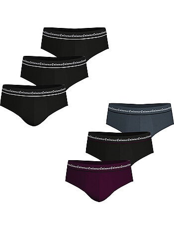 Lot de 6 slips homme Business Eminence