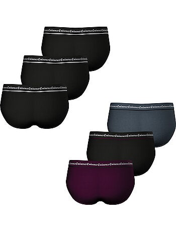 Lot de 6 slips homme Business Eminence