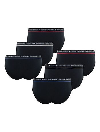 Lot de 6 slips homme Business Eminence