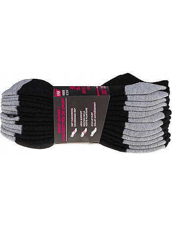 Lot de 6 socquettes motif/style logo - skechers