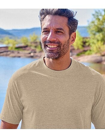 Lot de 6 Tee-Shirts MC Col Rond Unis - ATLAS FOR MEN