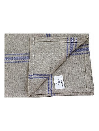 Lot de 6 torchons de cuisine pur Lin NORMANDIE