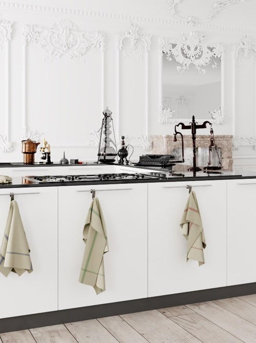 Lot de 6 torchons de cuisine pur Lin NORMANDIE - Kiabi