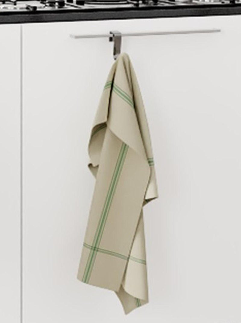 Lot de 6 torchons de cuisine pur Lin NORMANDIE Vert - Kiabi