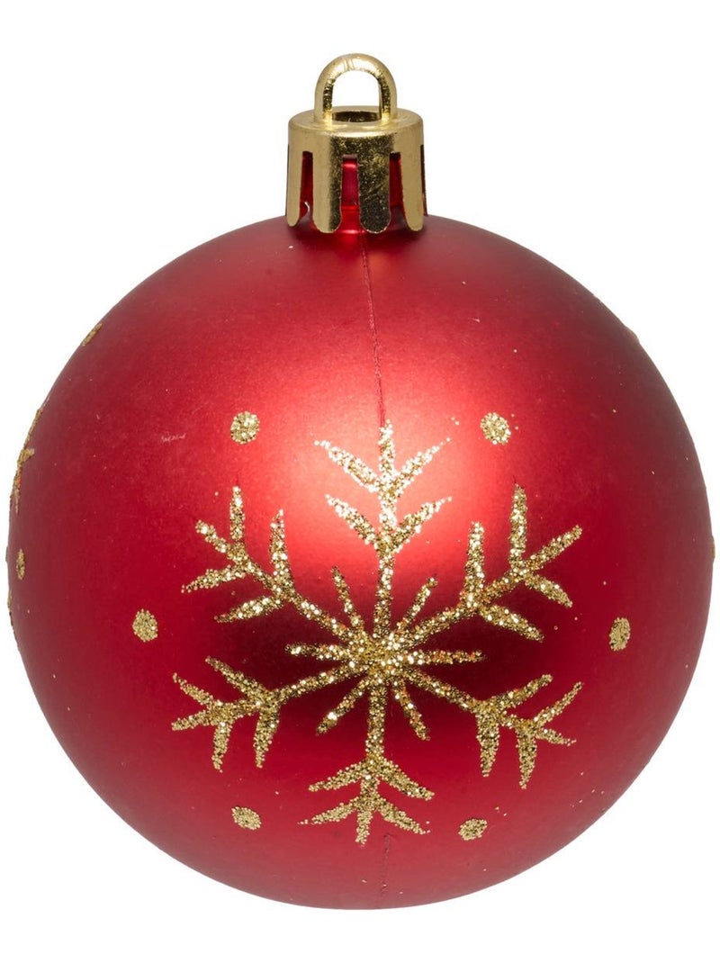 Lot de 60 boules de noël d'et rena Multicolore - Kiabi