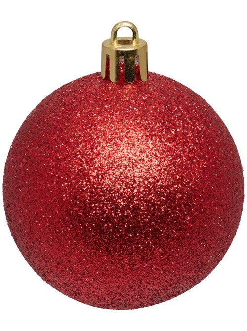 Lot de 60 boules de noël d'et rena - Kiabi