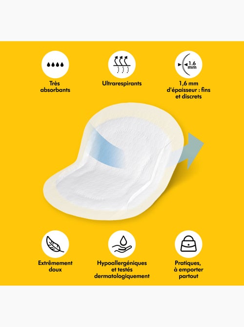 Lot de 60 coussinets d’allaitement lavables Medela Safe & Dry - Ultra doux, absorbants et - Kiabi Lot de 60 coussinets d’allaitement lavables Medela Safe & Dry - Ultra doux, absorbants et - Kiabi