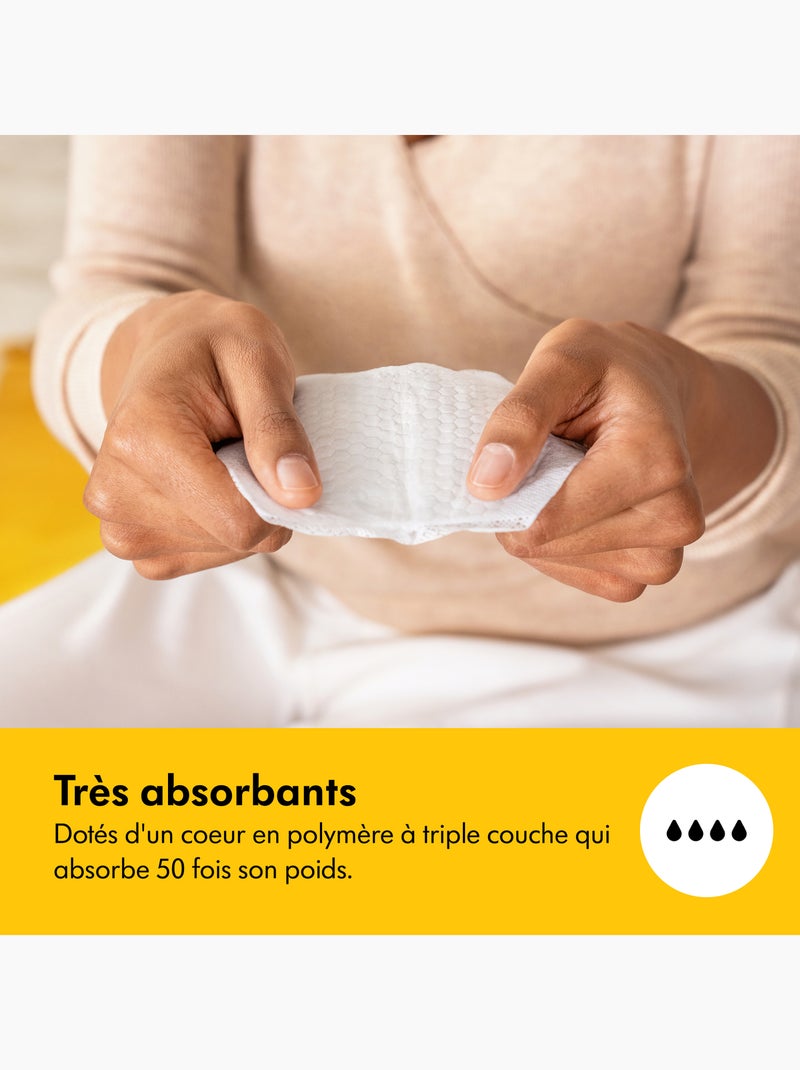 Lot de 60 coussinets d’allaitement lavables Medela Safe & Dry - Ultra doux, absorbants et Transparent - Kiabi